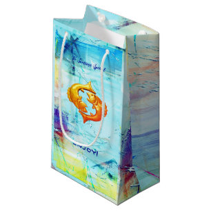 The Fishes Pisces  Small Gift Bag