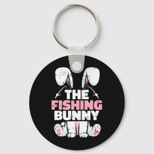 The Fishing Bunny Easter Family Matching Spring Me Key Ring