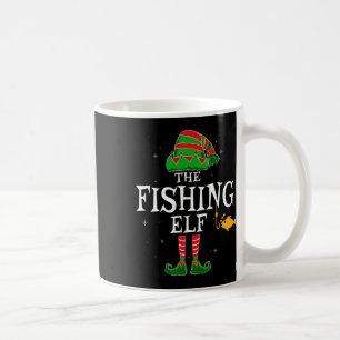 The Fishing Elf Group Matching Family Christmas Fi Coffee Mug