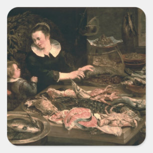 The Fishmonger Square Sticker