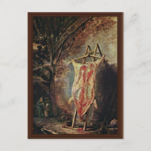 The Fissured Pig By Ostade Isaac Van (Best Quality Postcard