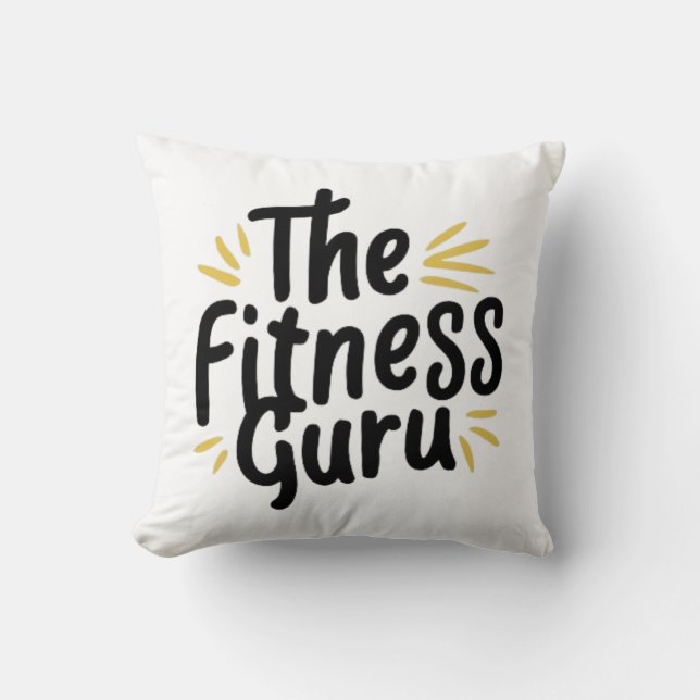 The fitness Guru Cushion (Front)