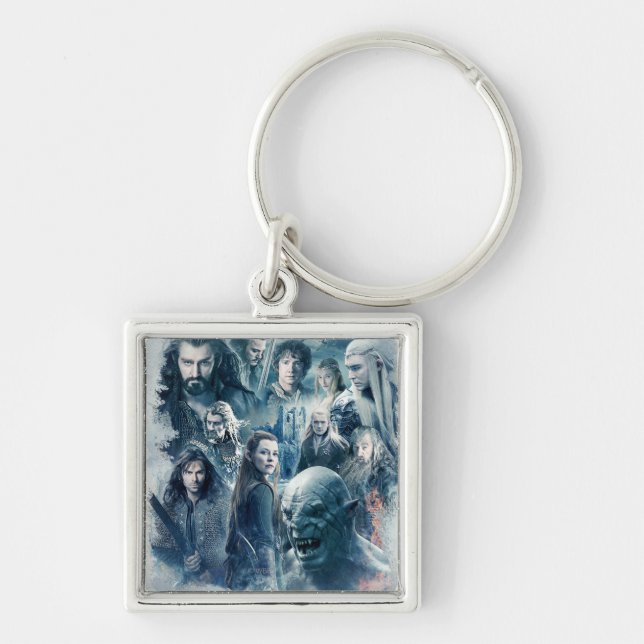The Five Armies Character Graphic Key Ring (Front)