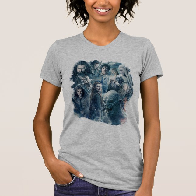The Five Armies Character Graphic T-Shirt (Front)