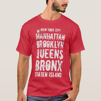 The Five Boroughs NYC T-Shirt