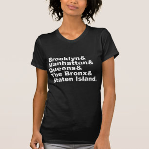 The Five Boroughs of New York City T-Shirt