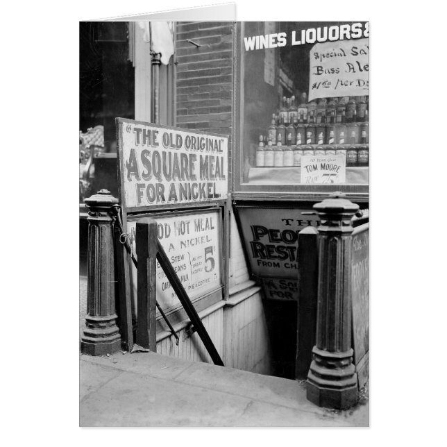 The Five Cent Restaurant, 1915 (Front)