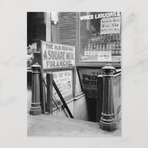 The Five Cent Restaurant, 1915 Postcard