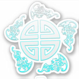 The five Chinese good luck blessings; fortune,heal