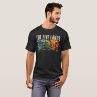 The Five Lands Cinque Terre Italy Illustration