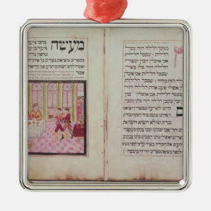 The five Rabbis of Bne Brak Metal Tree Decoration