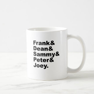 The Five Rats | Frank Dean Sammy Joey & Peter Coffee Mug
