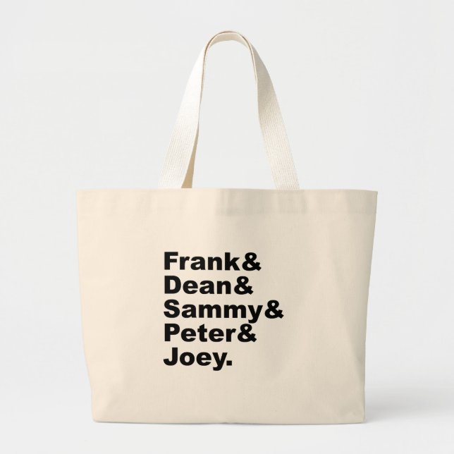 The Five Rats | Frank Dean Sammy Joey & Peter Large Tote Bag (Front)