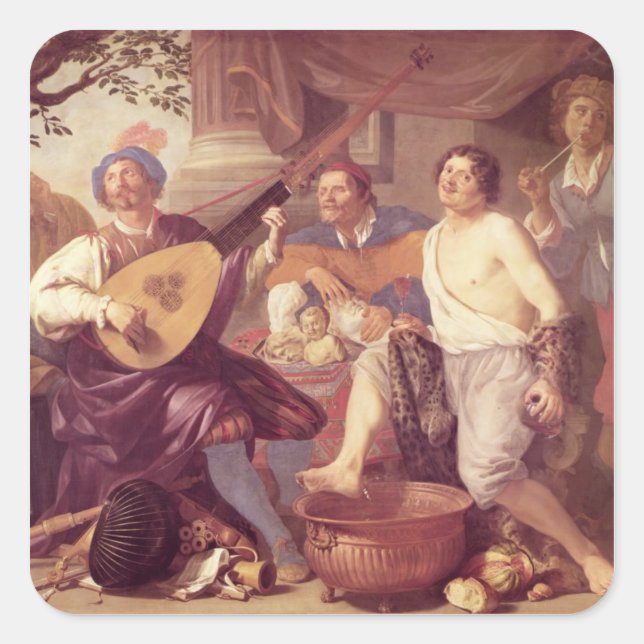 The Five Senses 2 Square Sticker (Front)