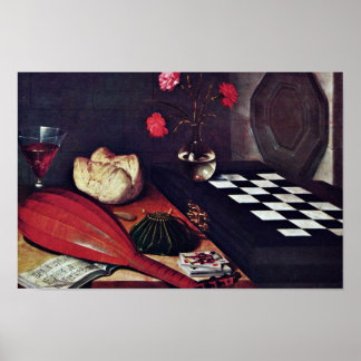 The Five Senses By Baugin Lubin (Best Quality) Poster