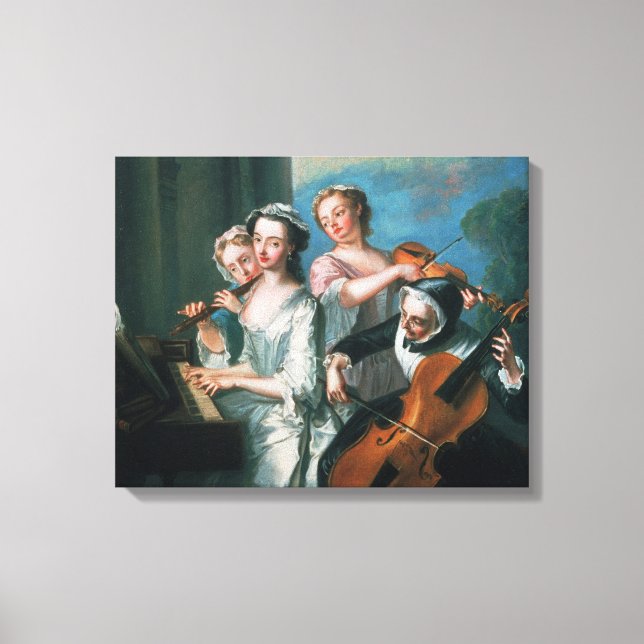 The Five Senses Canvas Print (Front)