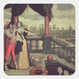 The Five Senses - Smell Square Sticker