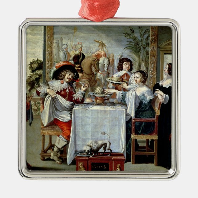 The Five Senses - Taste Metal Tree Decoration (Front)