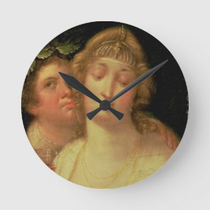 The Five Senses: Taste Round Clock