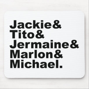The Five Singing Brothers From Gary, Indiana Mouse Mat