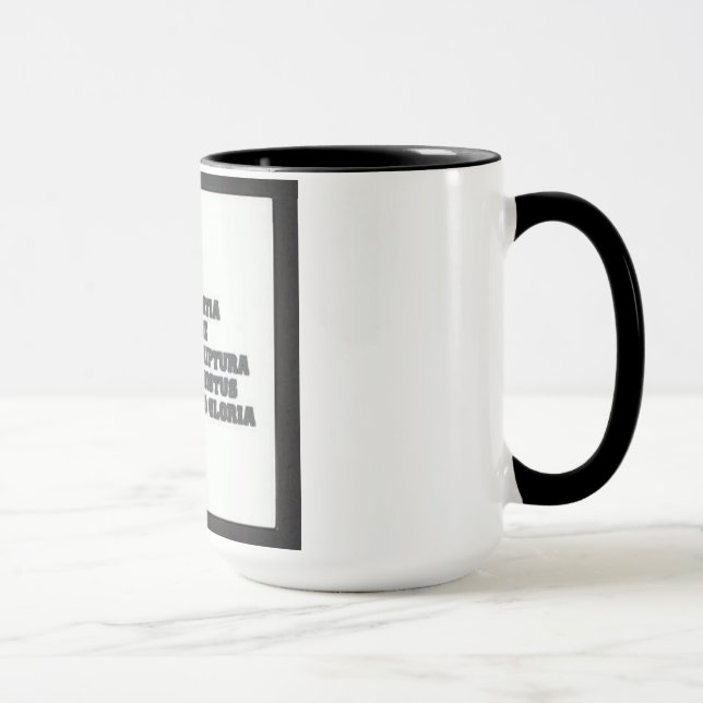The FIVE SOLAS! Mug (Right)