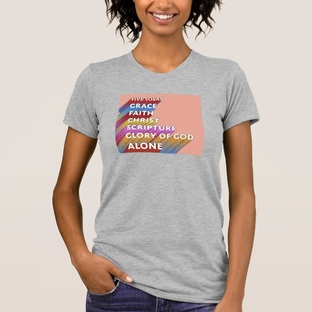 The Five Solas T-Shirt (Front)