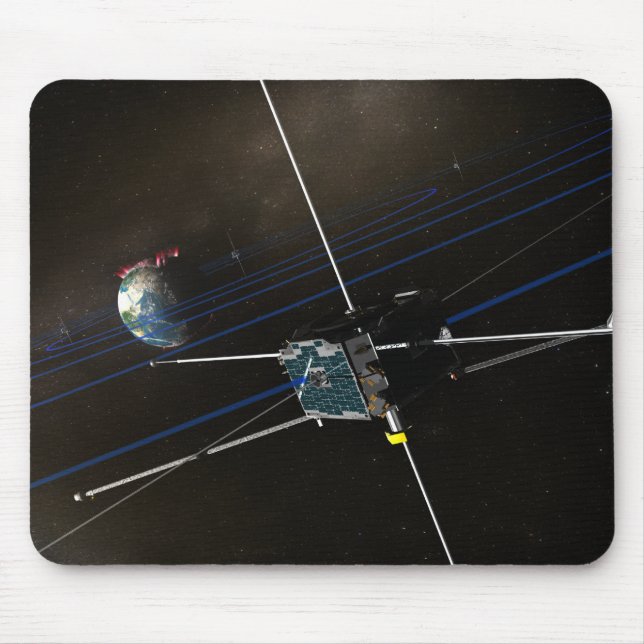 The five THEMIS spacecraft in orbit Mouse Mat (Front)
