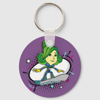 The Fixies | Fixie Comics- Verda on her fixieboard Key Ring