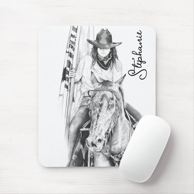 The Flag Carrier Mouse Mat (With Mouse)