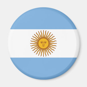 The Flag of Argentina Magnet