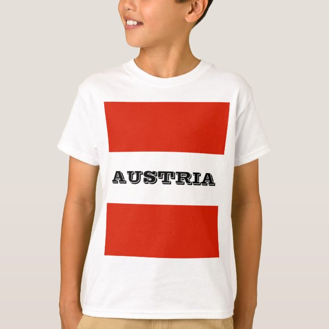 The flag of Austria T-Shirt (Front)