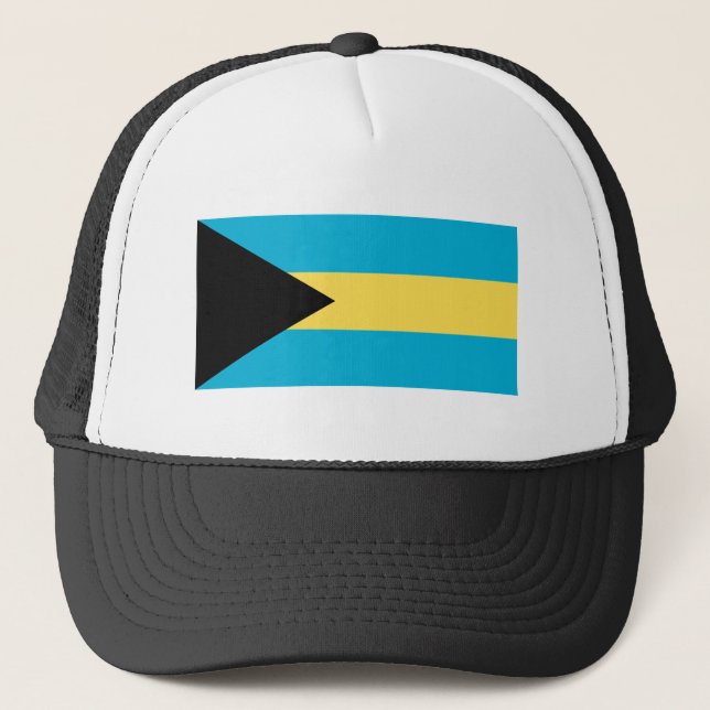 The Flag of Bahamas Trucker Hat (Front)