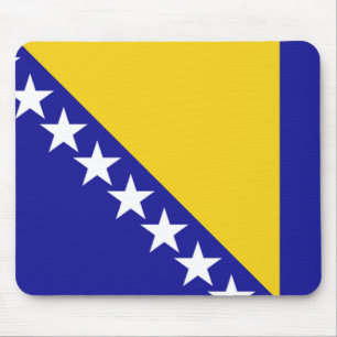 The flag of Bosnia and Herzegovina Mouse Mat