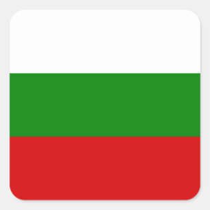 The Flag of Bulgaria Square Sticker