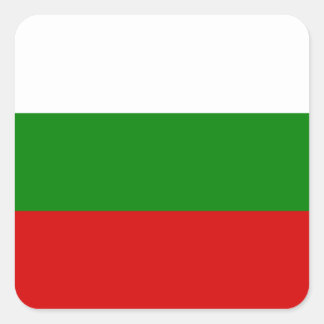 The Flag of Bulgaria Square Sticker