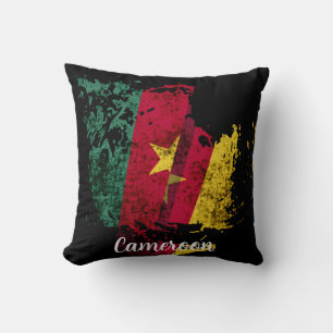the flag of Cameroon Cushion