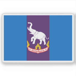 The flag of Chiang Rai province, Thailand