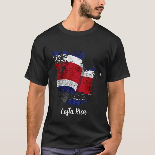 the flag of Costa Rica T-Shirt (Front)
