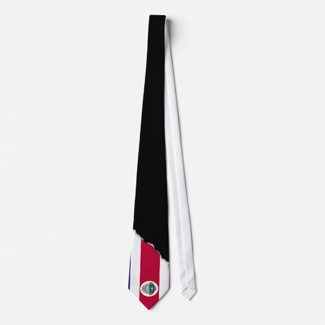 The Flag of Costa Rican Tie (Front)