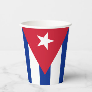 The Flag of Cuba Paper Cups