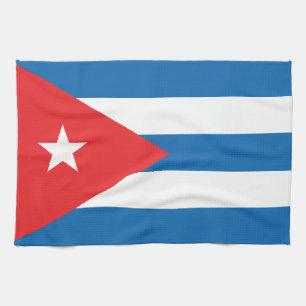 The Flag of Cuba Tea Towel