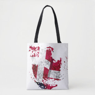 the flag of Denmark Tote Bag