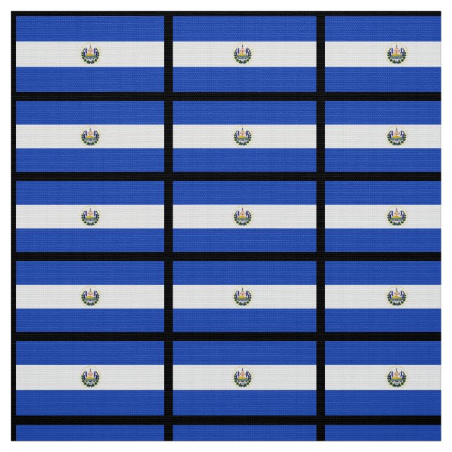 The Flag of El Salvador Fabric (Swatch)