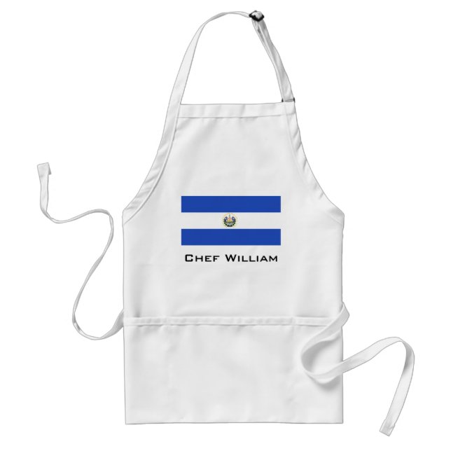 The Flag of El Salvador Standard Apron (Front)