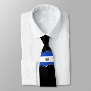 The Flag of El Salvador Tie