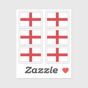 The flag of England Collection pack of 6