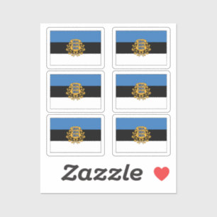 The flag of Estonia pack of 6