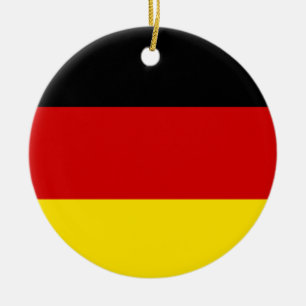The Flag of Germany Ceramic Tree Decoration
