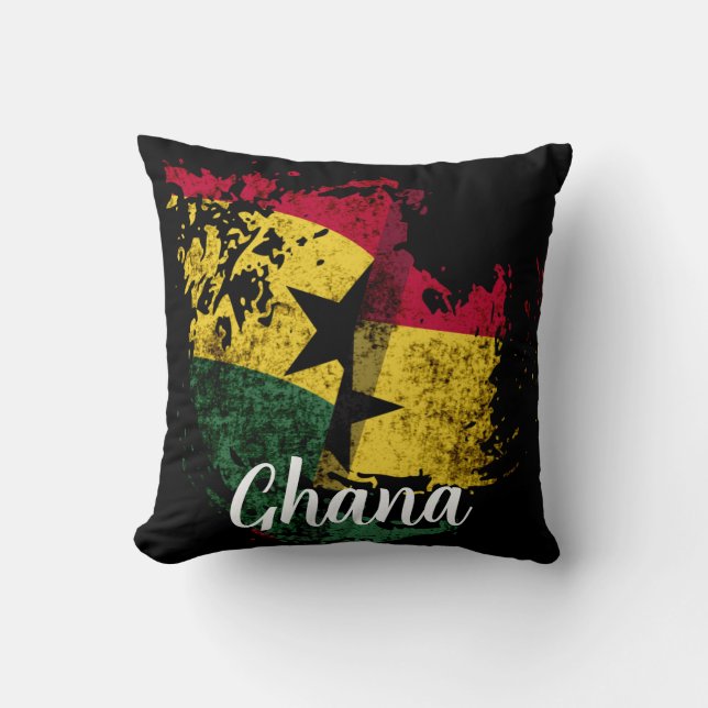 the flag of Ghana Cushion (Front)
