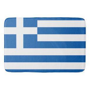 The flag of Greece Bath Mat